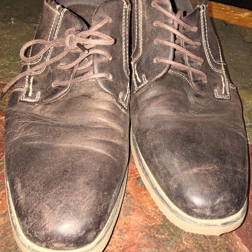 Steve Madden Brown‎ Leather Oxford Shoes